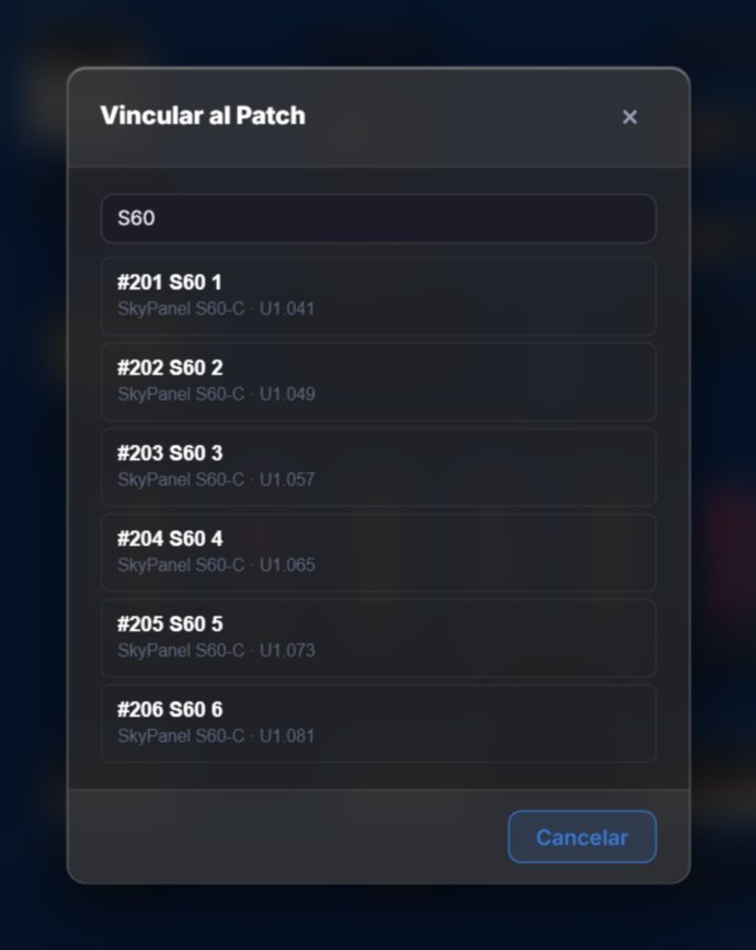 Vincular al patch